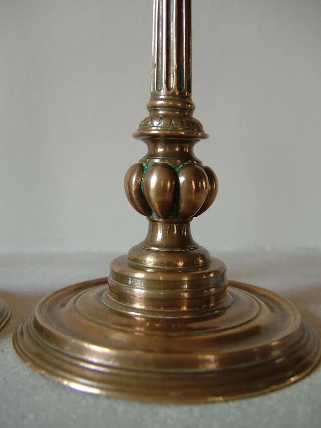 French 16th Century Pillar Candlesticks – Antique Metalware Society